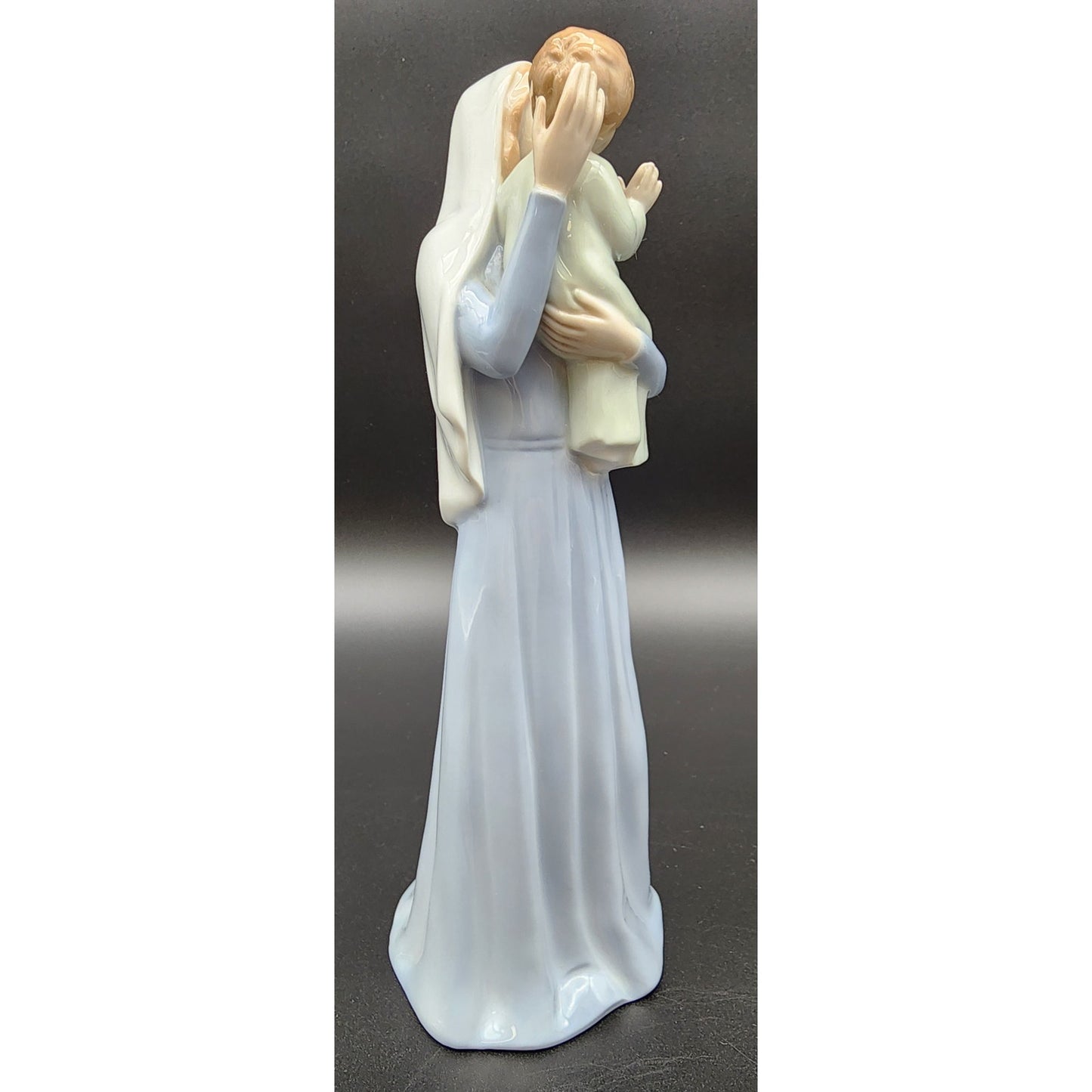 Vintage 1985 RR Roman Valencia Mary & Baby Jesus Porcelain Figurine Japan 10.25"