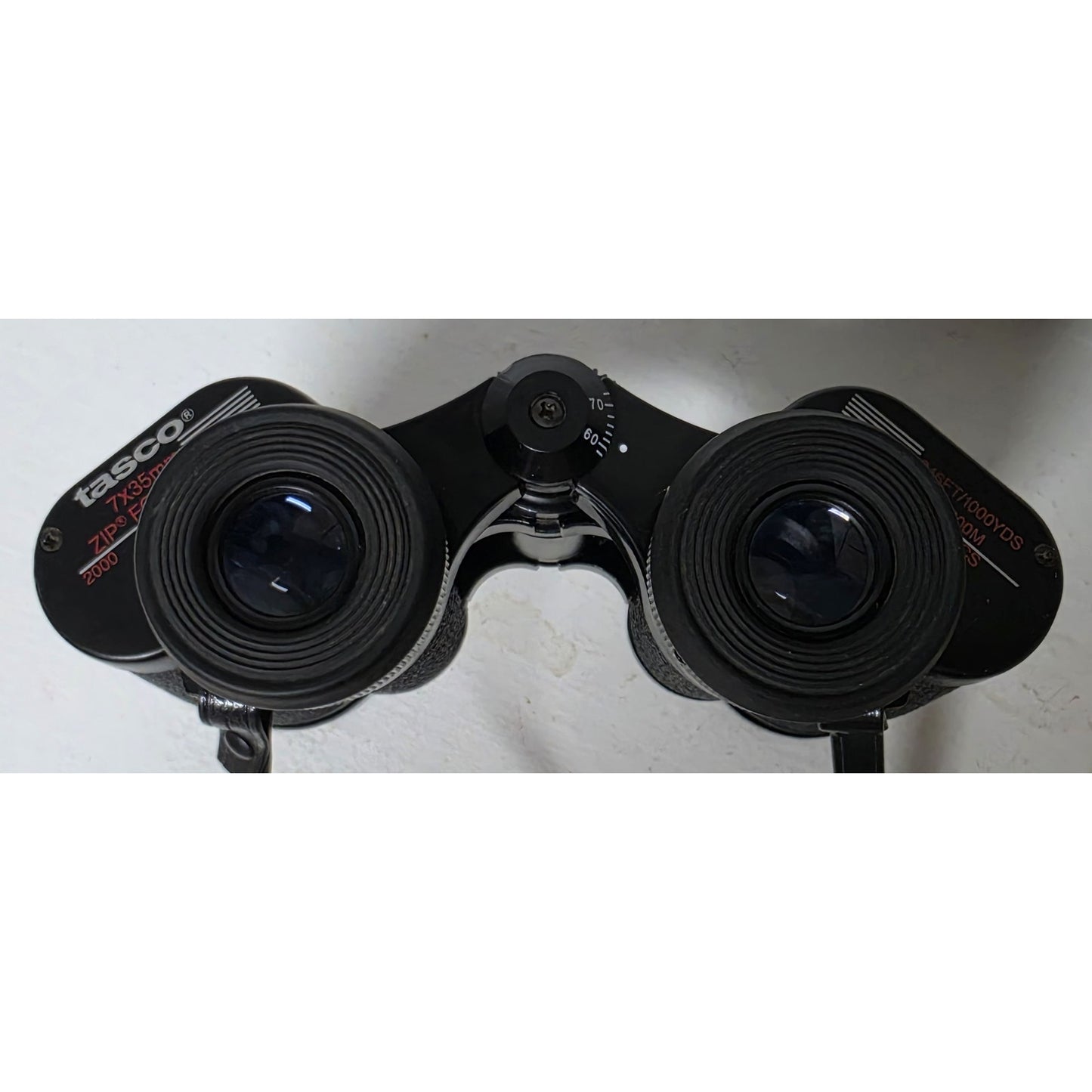 Vintage Tasco ZIP 7x35 Binoculars w/ Case & Strap – Fully Coated Optics