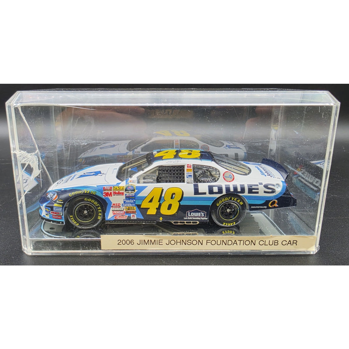 2006 Jimmie Johnson Foundation Club Car Monte Carlo 1:24 Diecast LE 120 RCCA COA