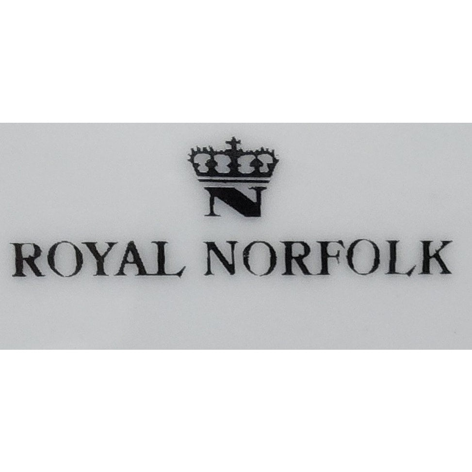 Royal Norfolk Holly Berry Spoon Rest Gold Trim Christmas Ceramic Vintage