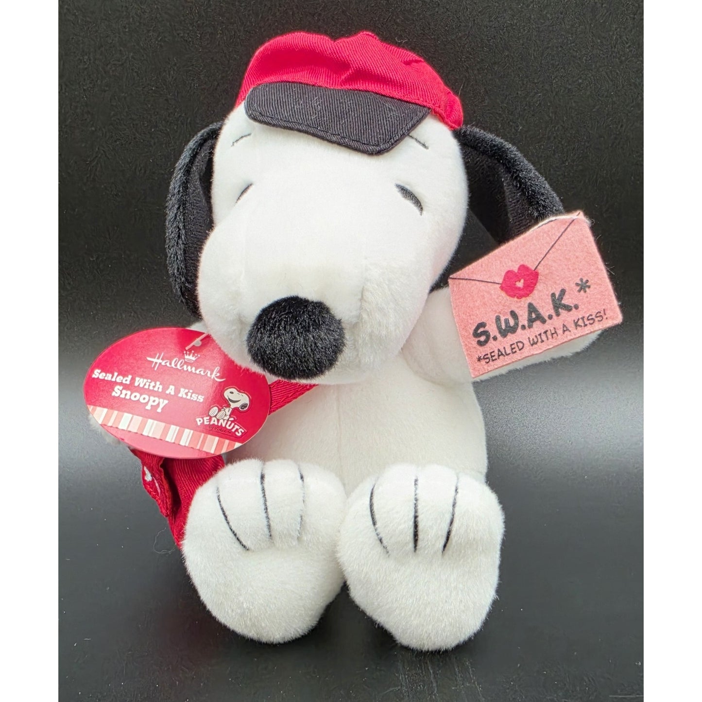 Peanuts Snoopy Plush Set Lot of 4 – Snoopula, Sealed With A Kiss, Agent, Whitman