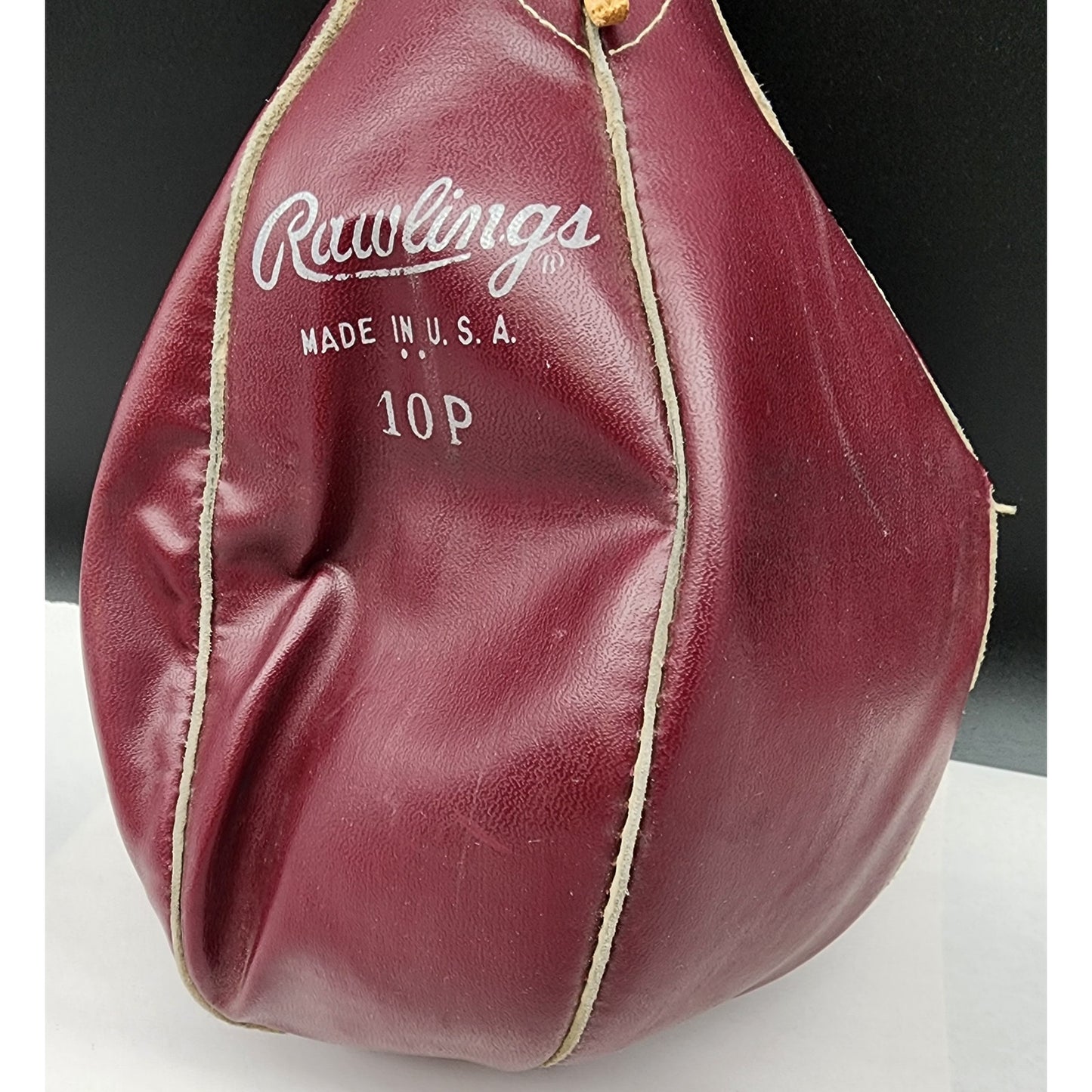 Vintage Rawlings 10P Punching Bag & Roberts Horsehide Gloves Japan Boxing Set