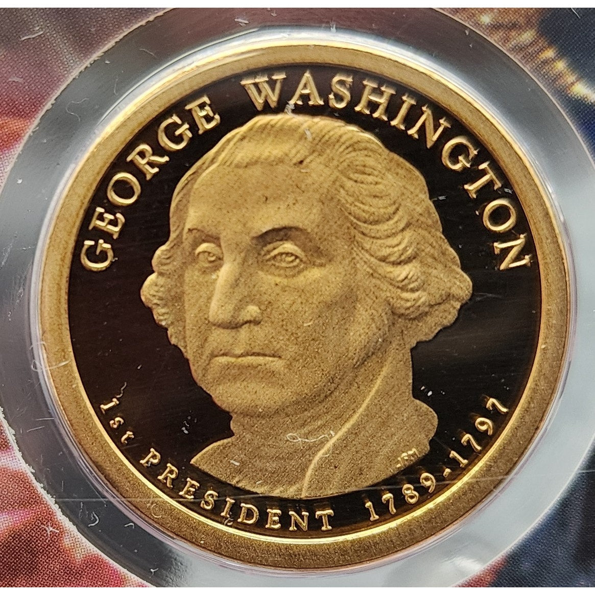 2007 Presidential US Mint $1 Proof Set + 1989 Mini Page Presidents Foldout Bundle