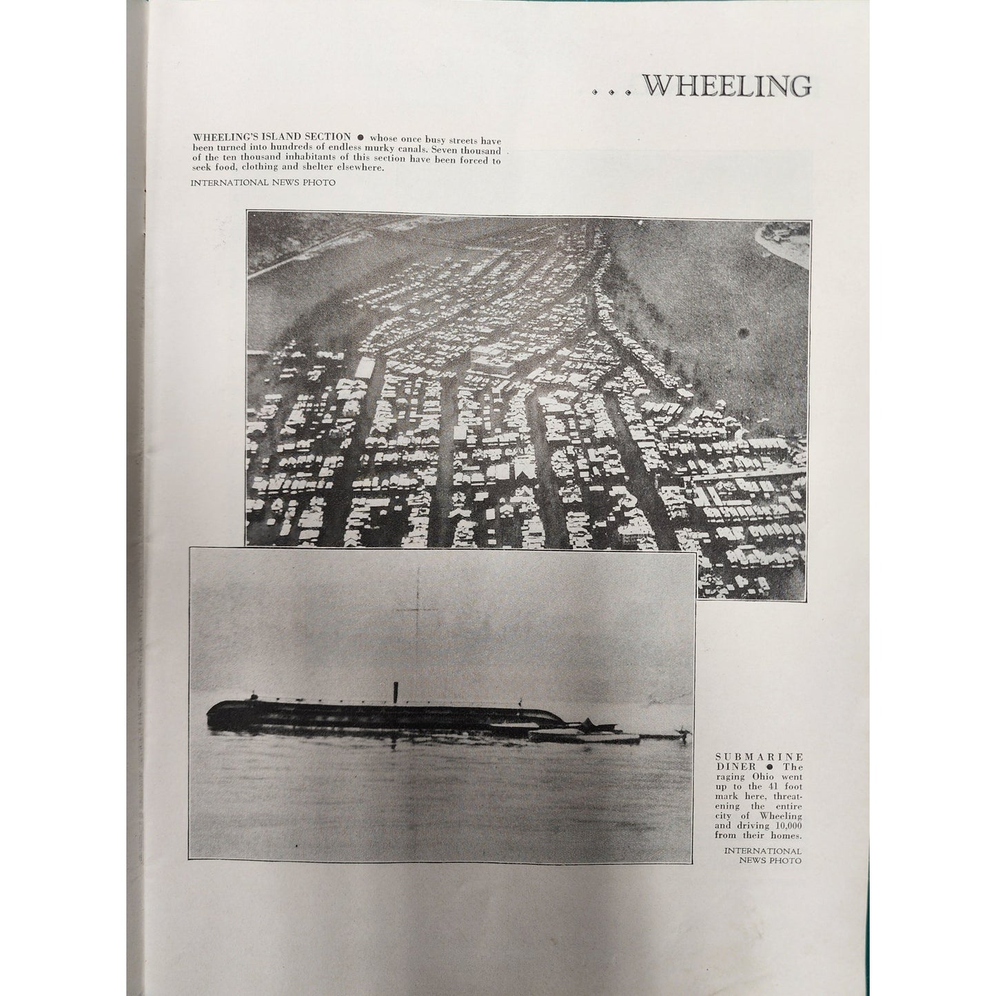 The FLOOD 1937 Disaster Magazine 1938 Picture Press OH River Cities B/W Photos