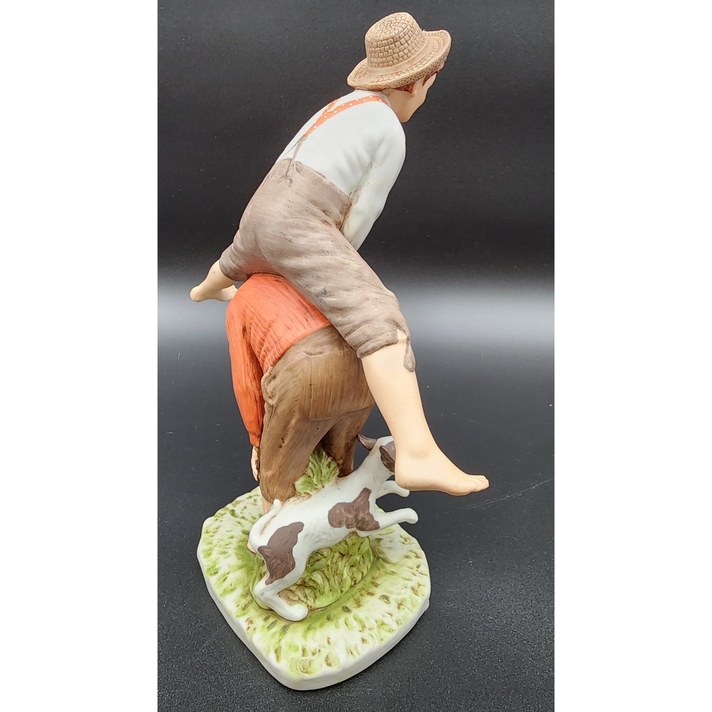 1981 Norman Rockwell Leap Frog Figurine Dave Grossman Ltd Ed 975/1000 Japan
