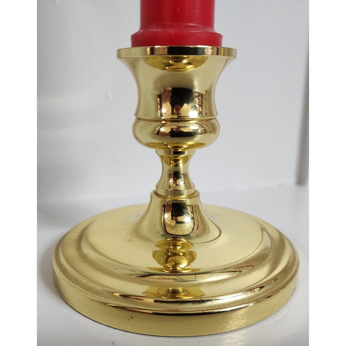 Pair Vintage Brass Candle Holders – 2.75" & 6.75" – Classic & Ornate Styles