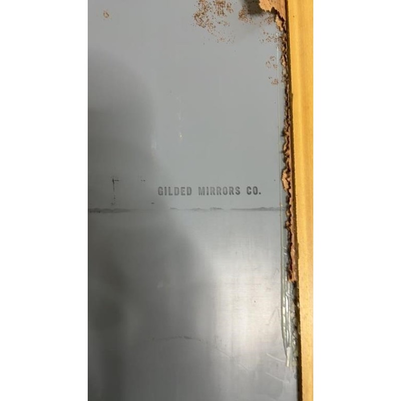 Gilded Mirrors Co. Ornate Wall Mirror 27.5x39.75 – Beveled Gold Frame