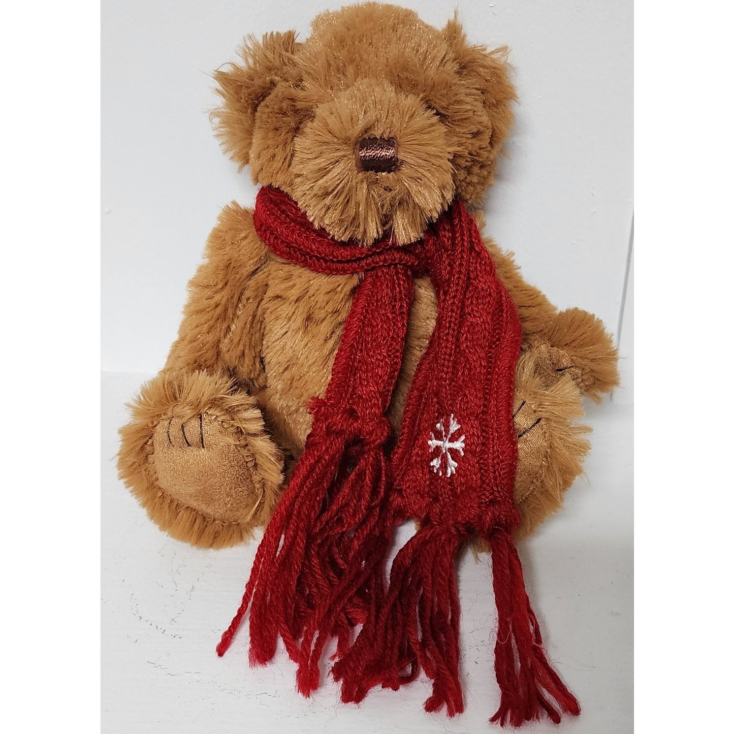 Boyds “Floyd” Archive Bear + Bath & Body Works Snowflake Scarf Bear, 2 Plush Set