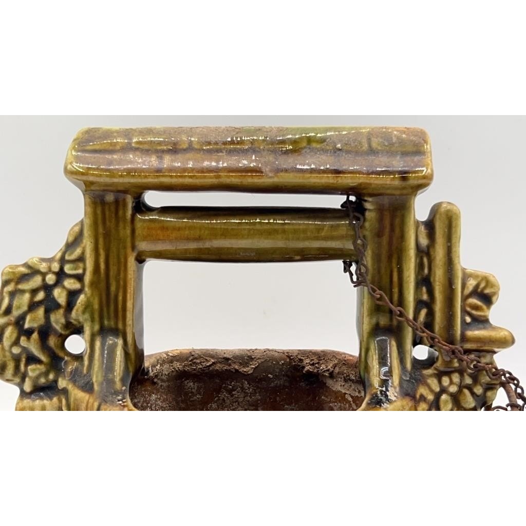 Vintage McCoy Pottery Wishing Well Planter – Rustic Mid-Century Charm