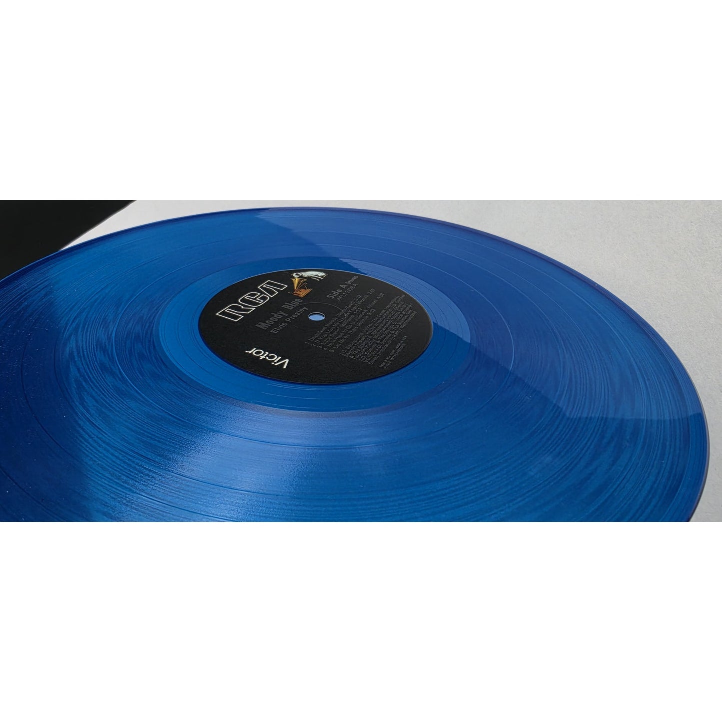 Elvis Presley “Moody Blue” 1977 RCA LP – Blue Vinyl NM, Jacket & Sleeve Good