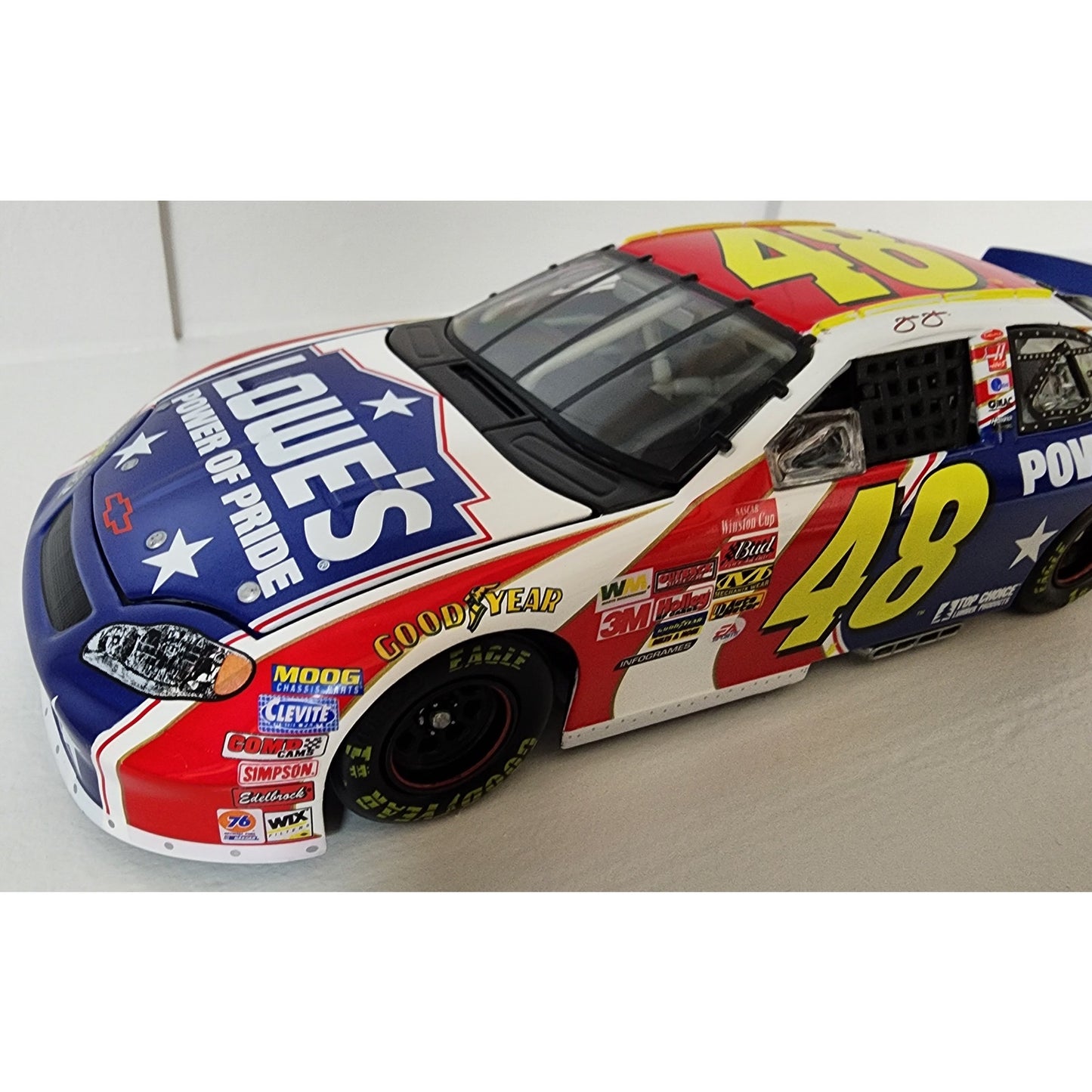 2003 Action 1:24 Jimmie Johnson #48 Lowe’s Power of Pride Monte Carlo Diecast