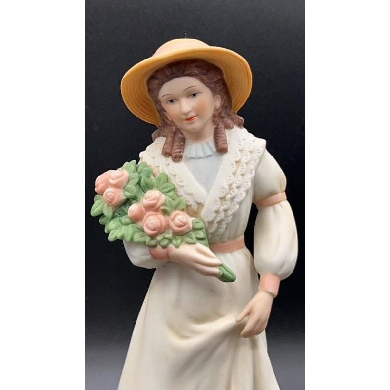 3 Homco Porcelain Figurines Bride's Day, Charlotte Rose &  Victorian Lady Lovely