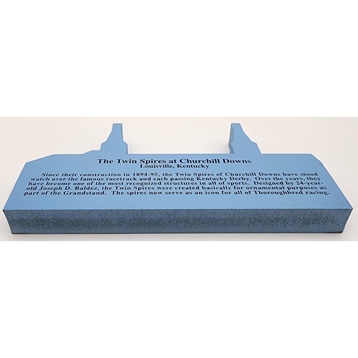 Churchill Downs Twin Spires Wood Block Derby Memento "1876-2005"