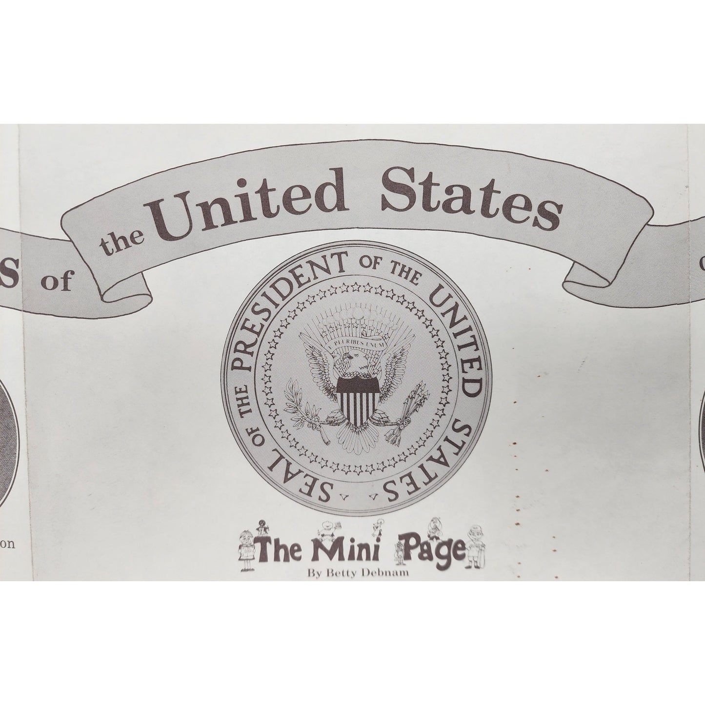 2007 Presidential US Mint $1 Proof Set + 1989 Mini Page Presidents Foldout Bundle