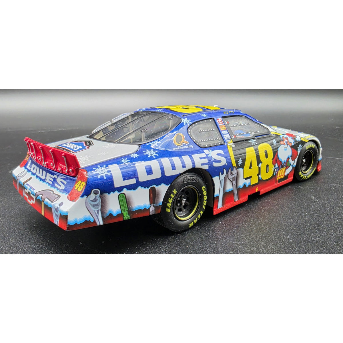 2007 Jimmie Johnson Sam Bass Holiday #48 Diecast Monte Carlo SS Display Case