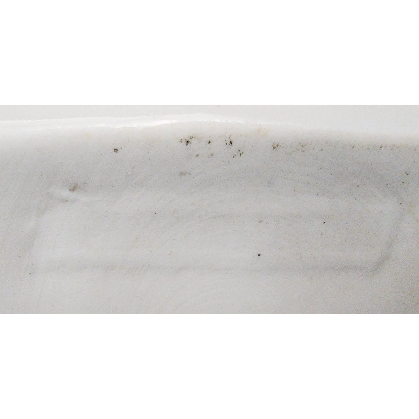 VTG Hand Painted Porcelain Tray Shepherd Boy w/ Sheep Roses Border Scalloped 9"