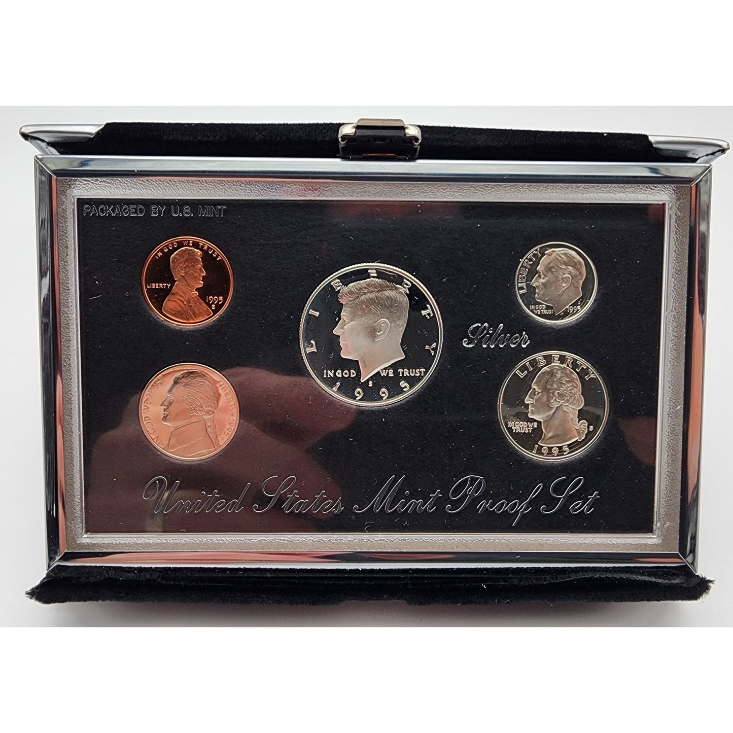 1995 Silver Coin Gift Set • ASE + Premier Proof • Wedding/Birth Year Bundle