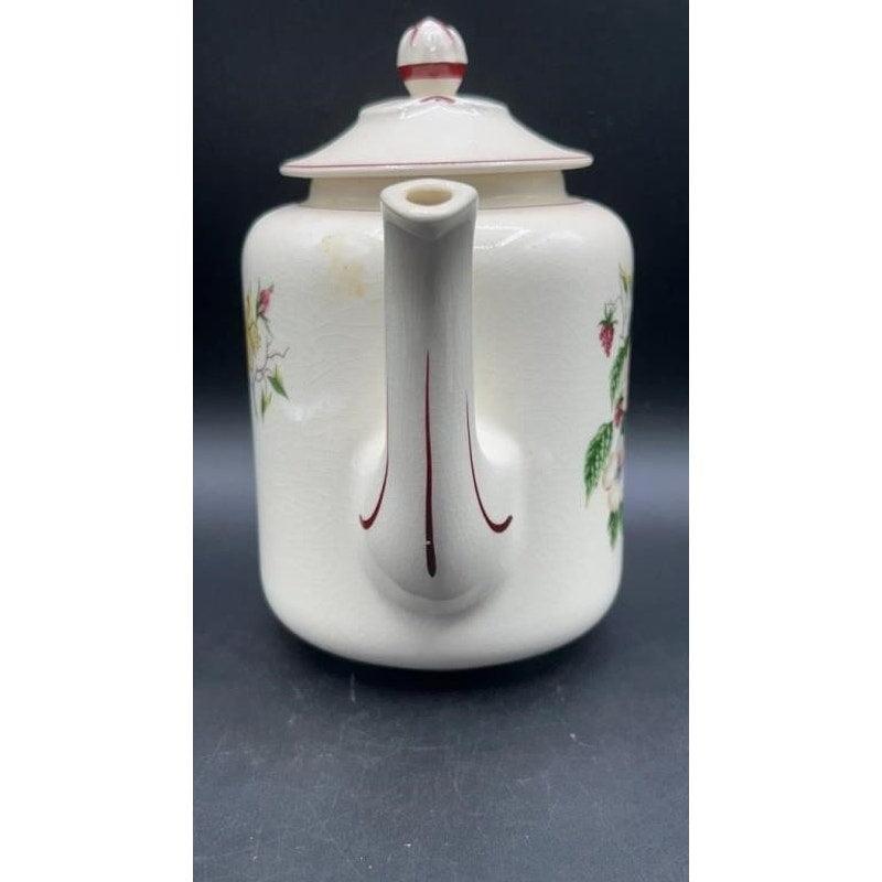 Vintage Edwin Knowles "Spring Glory" Coffee Pot - 1950s