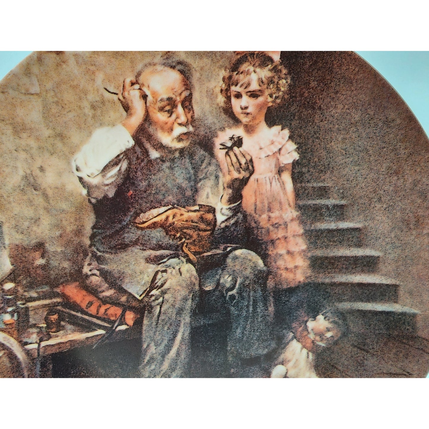 Set of 4 Norman Rockwell Collector Plates Knowles Ltd Ed True Classics w/ Cert