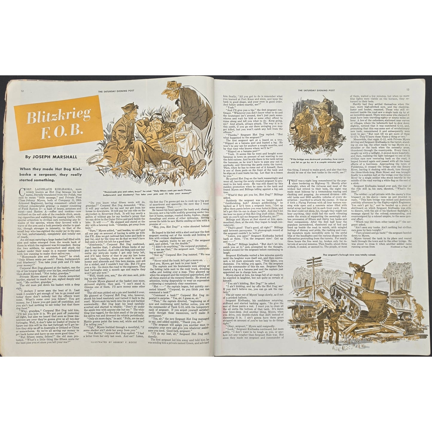 WWII Era Saturday Evening Post Lot 1942–1947 w/ Ads & Stories (3 Issues)