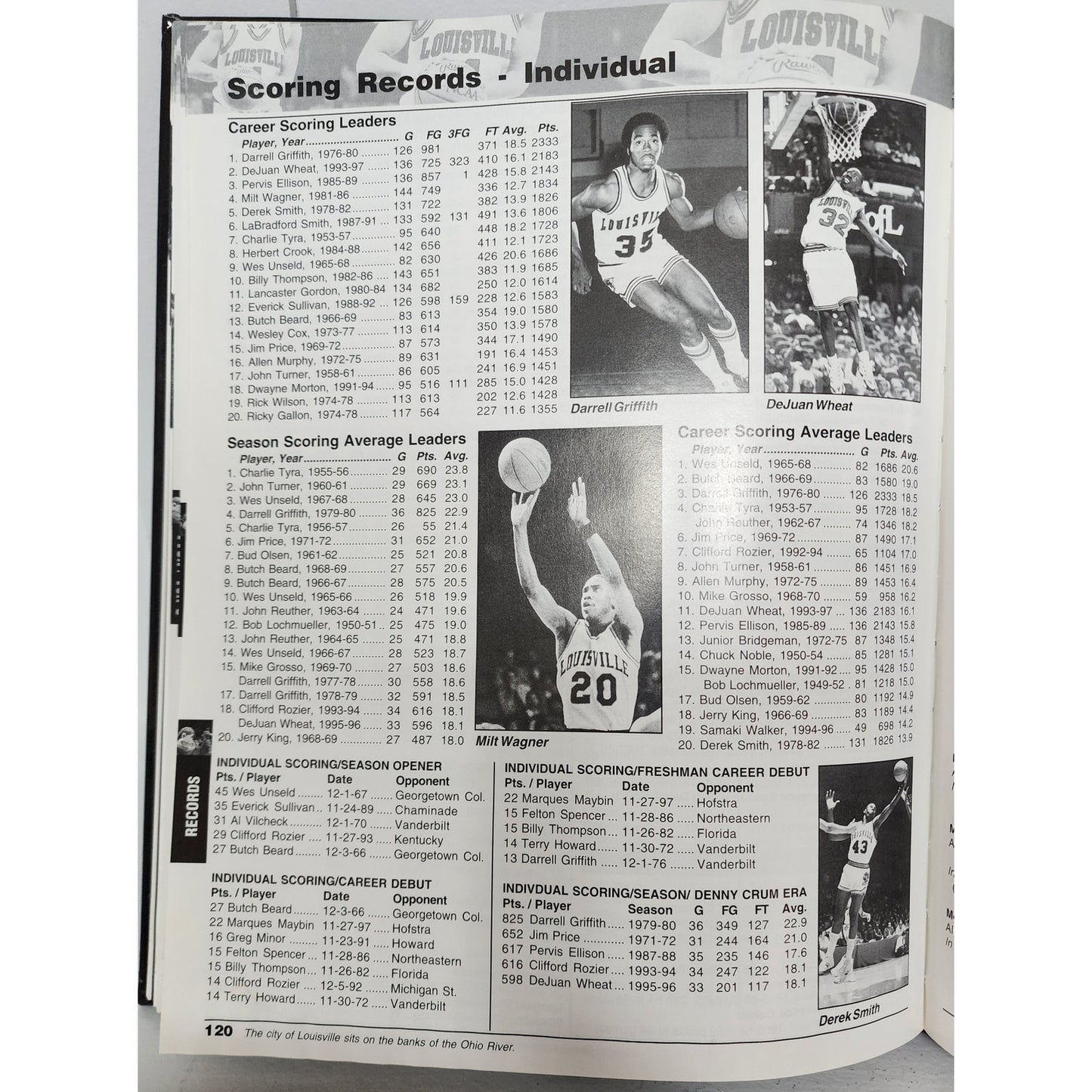 Louisville 1998-99 Basketball Book - 164 Pages Photos Stats History Denny Crum