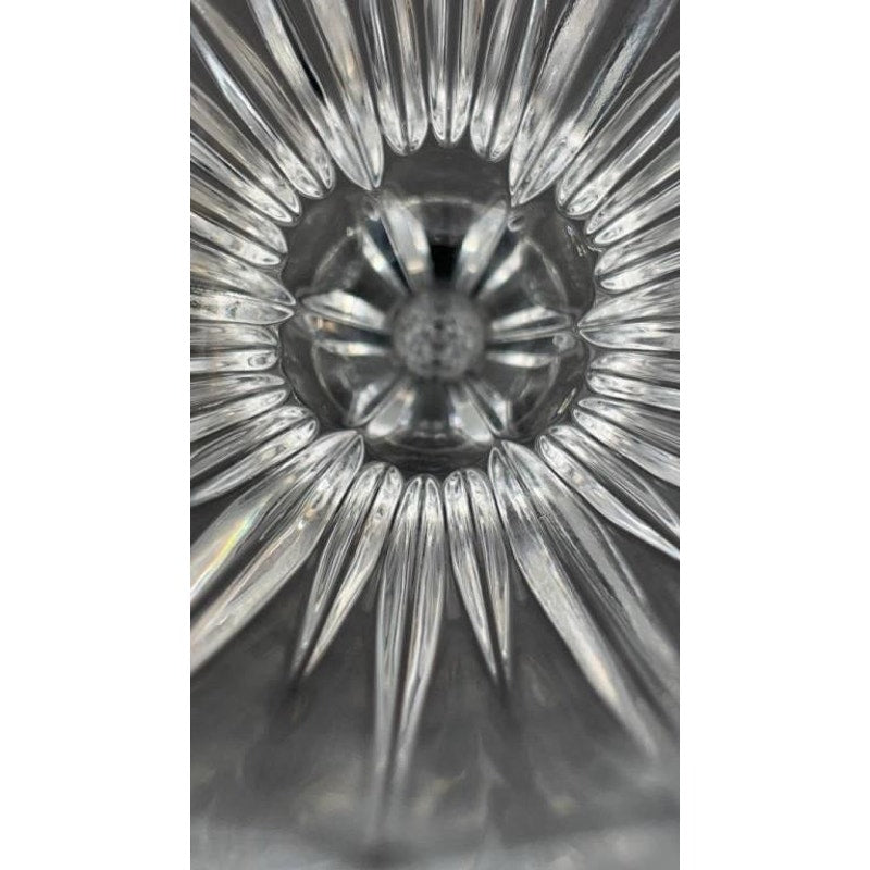 Set of 6 Godinger Ingrid Crystal Water Goblets 8.25" Cut Glass Ireland Discontinued