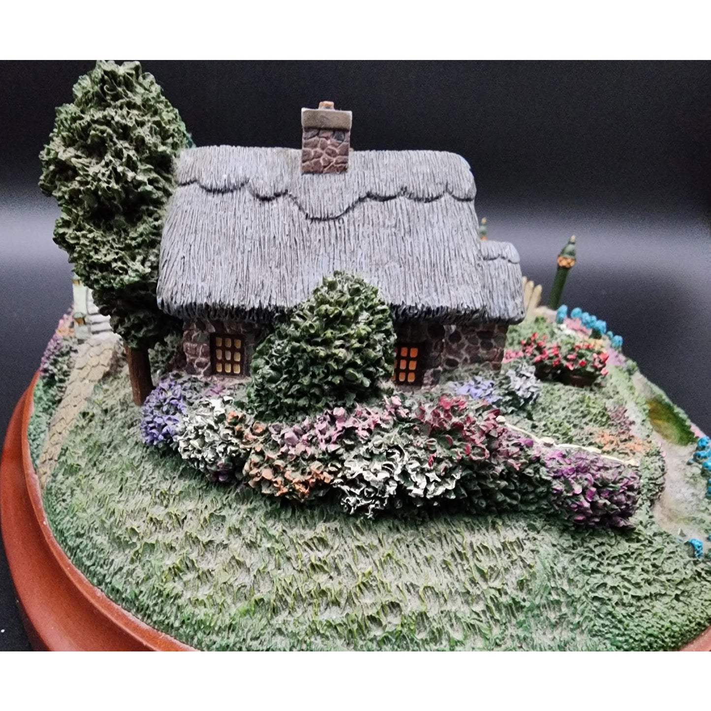 Thomas Kinkade Springtime Splendor Lighted Village LE #A1591 COA Works Vintage