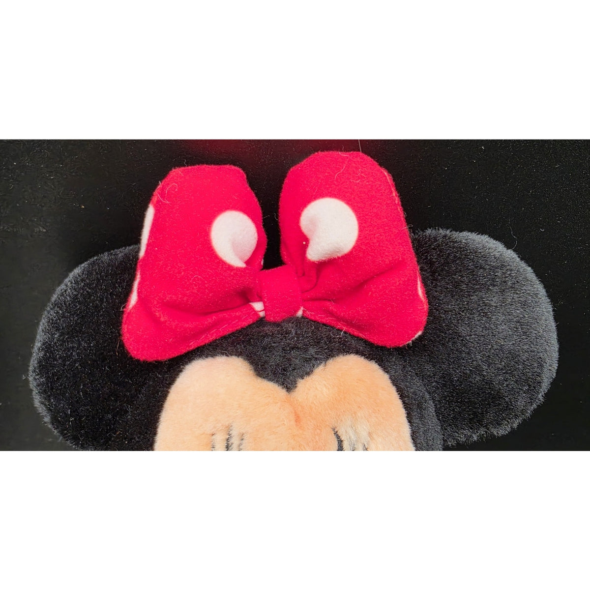 Vintage Walt Disney World Minnie Mouse Plush 10.75" Polka Dot Dress Plush Doll