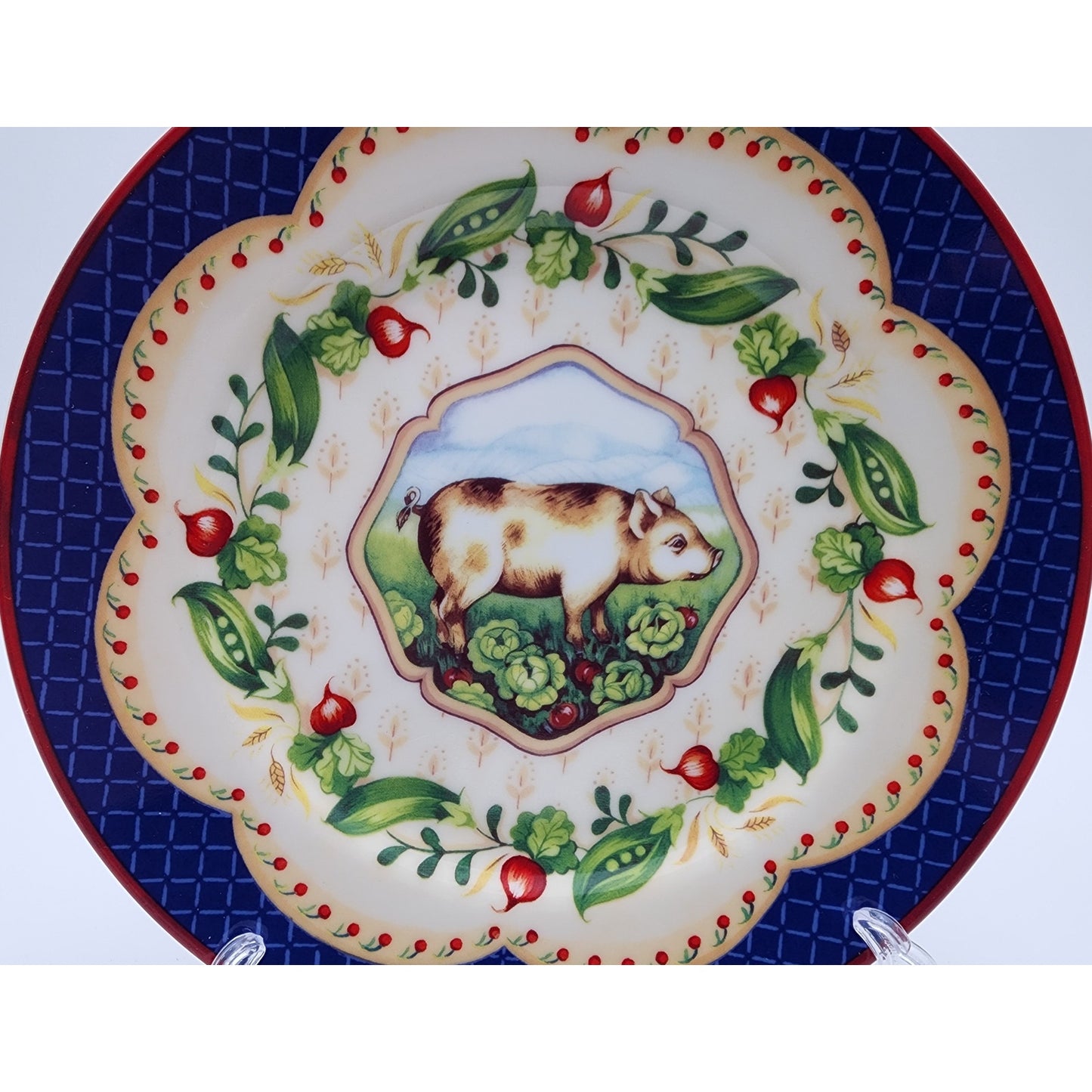 Le Jardin Farm Animal Plate & Mug Set Suzanne Nicoll Andrea by Sadek Japan