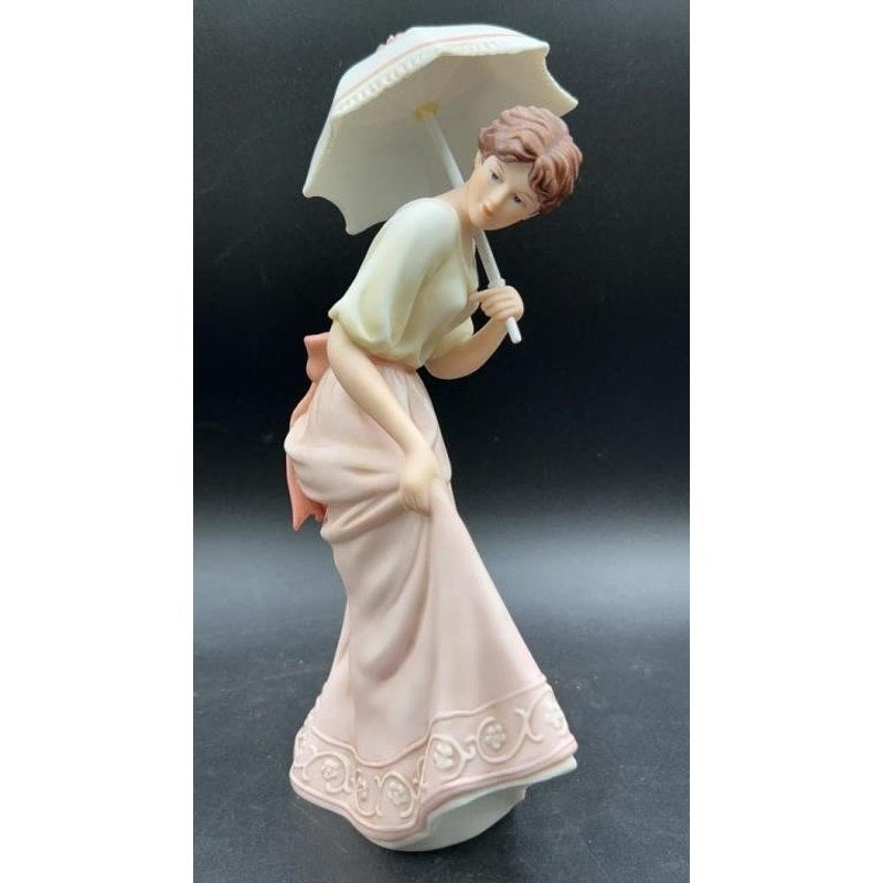 Home Interiors Porcelain Figurines Heather & Pearl w/ COA #88016-99 #14004-04