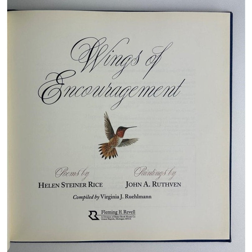 Helen Steiner Rice & John Ruthven 2‑Book Set – Eyes of Tenderness + Wings of Encouragement