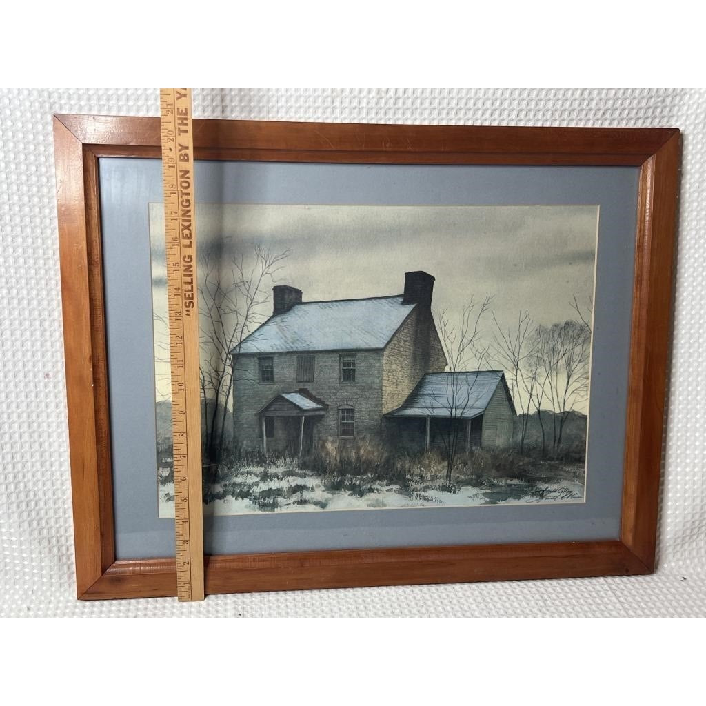 Harold Collins “Old Home Place” Signed Collector's Print