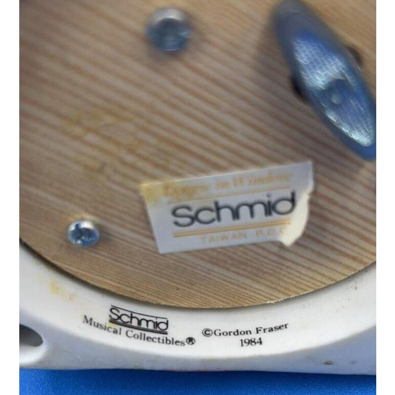 VTG Lefton Vet & Poodle Figurine #7270 + Schmid Scottie Dog Music Box