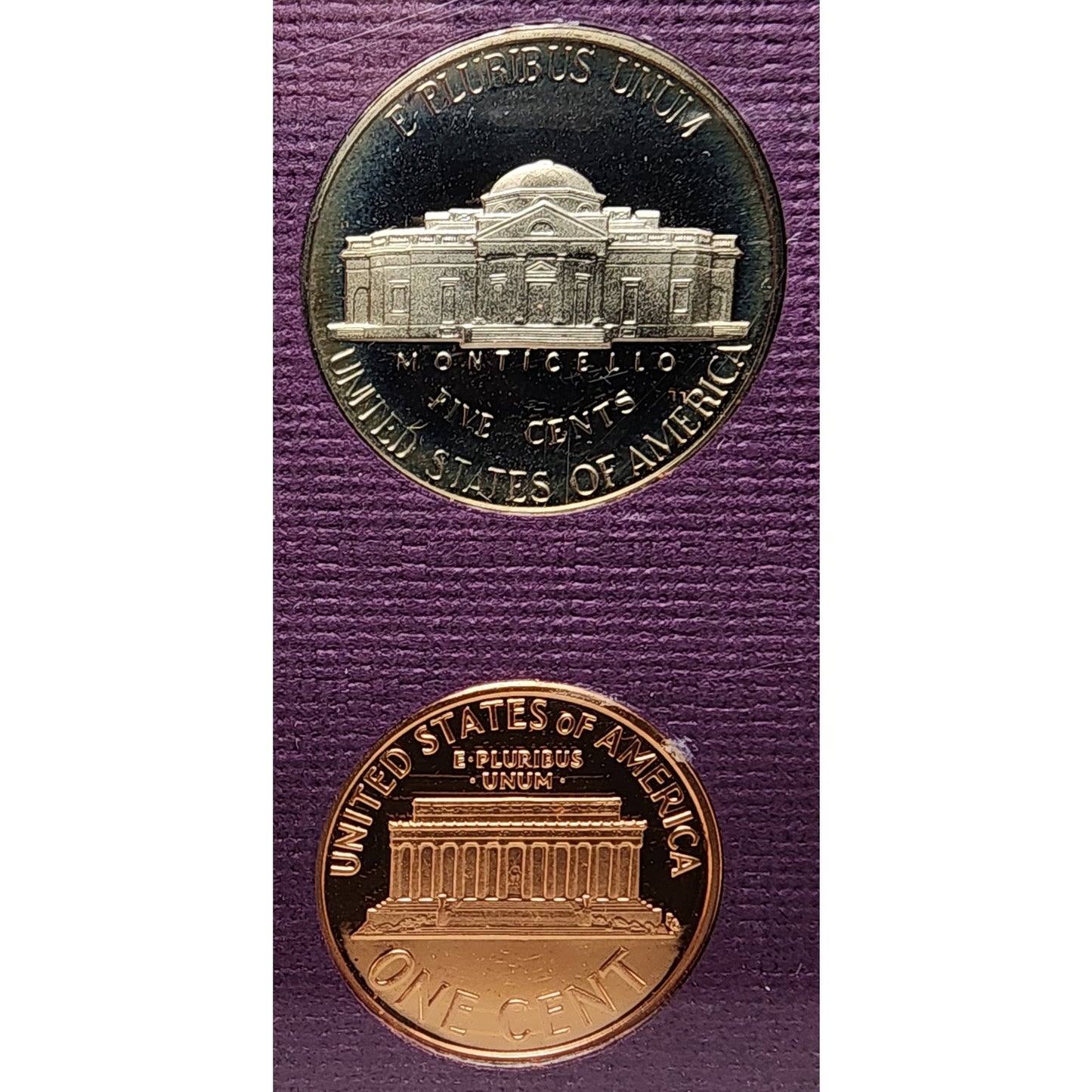1989 U.S. Proof Set + 1863 LA 100 Confederate Note Repro + 1942-S Silver Nickel