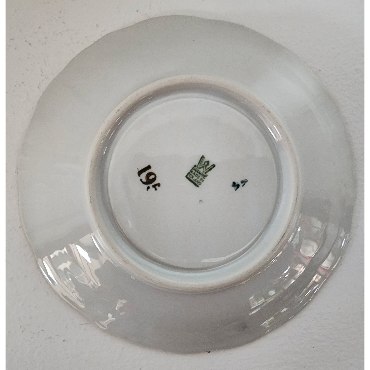 Vintage Wawel Pompadour Rose China 42 Pc Dinner Set Gold Gilded Rims Poland Made