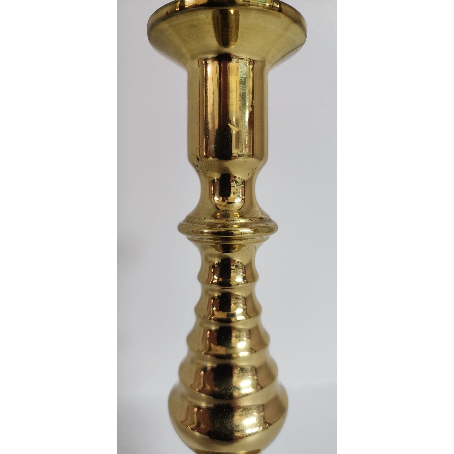 Pair Vintage Brass Candle Holders – 2.75" & 6.75" – Classic & Ornate Styles
