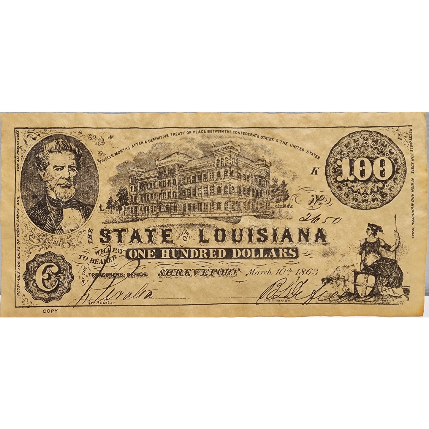 1989 U.S. Proof Set + 1863 LA 100 Confederate Note Repro + 1942-S Silver Nickel