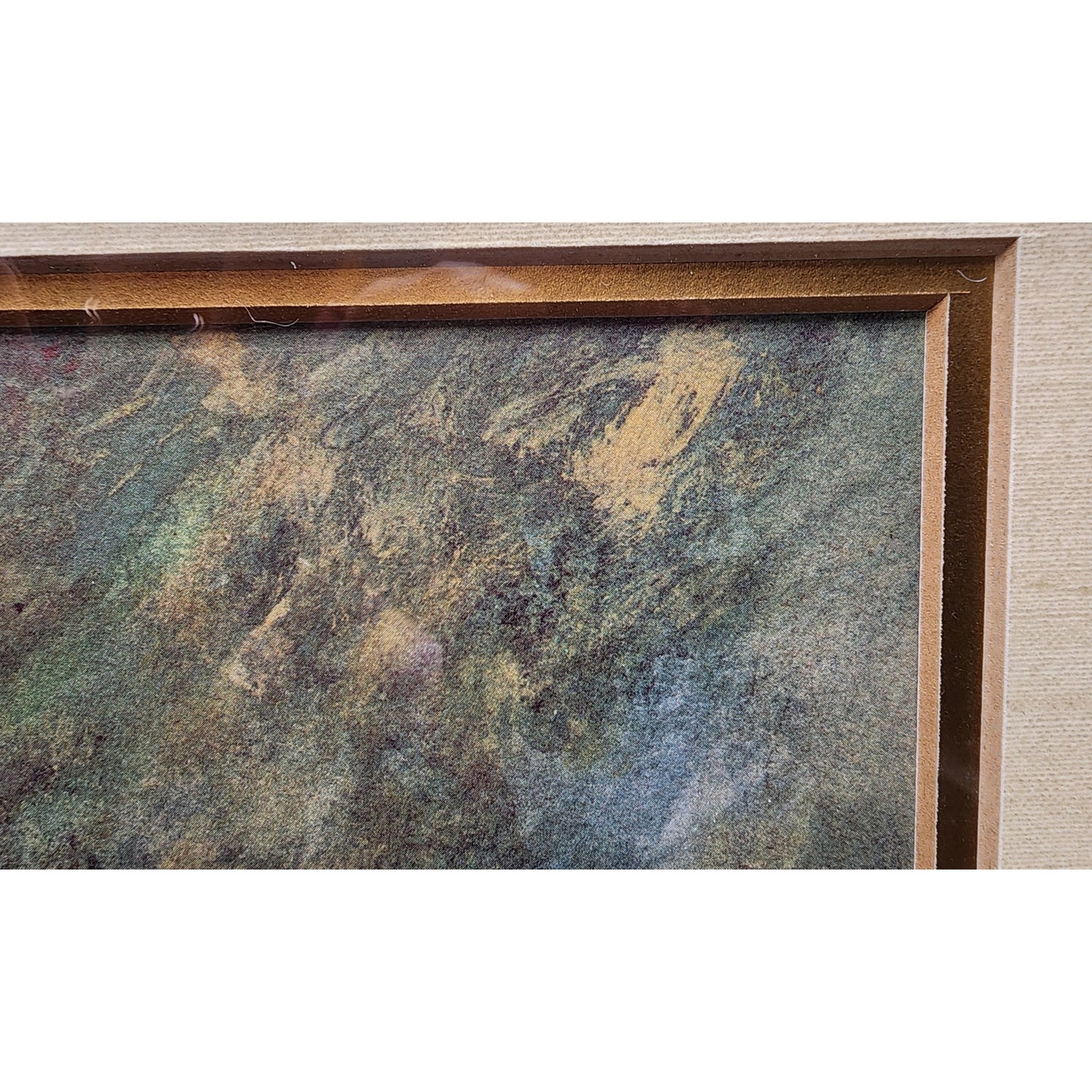 Paul Sawyier “Louisville Pike” Lithograph Framed w/ Double Mat, VTG