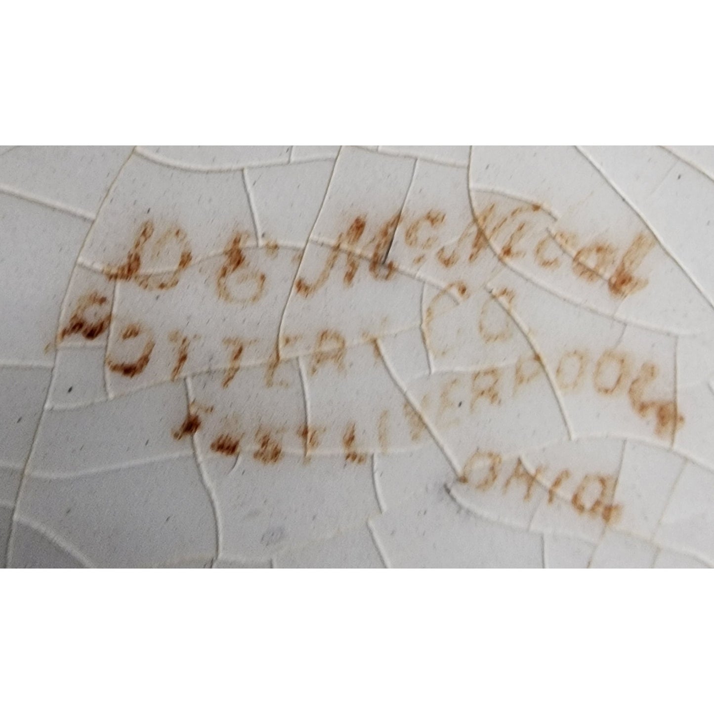 D & W Millard Pottery Lord’s Prayer Plate 9.25" Gold Script Hand Painted Vintage