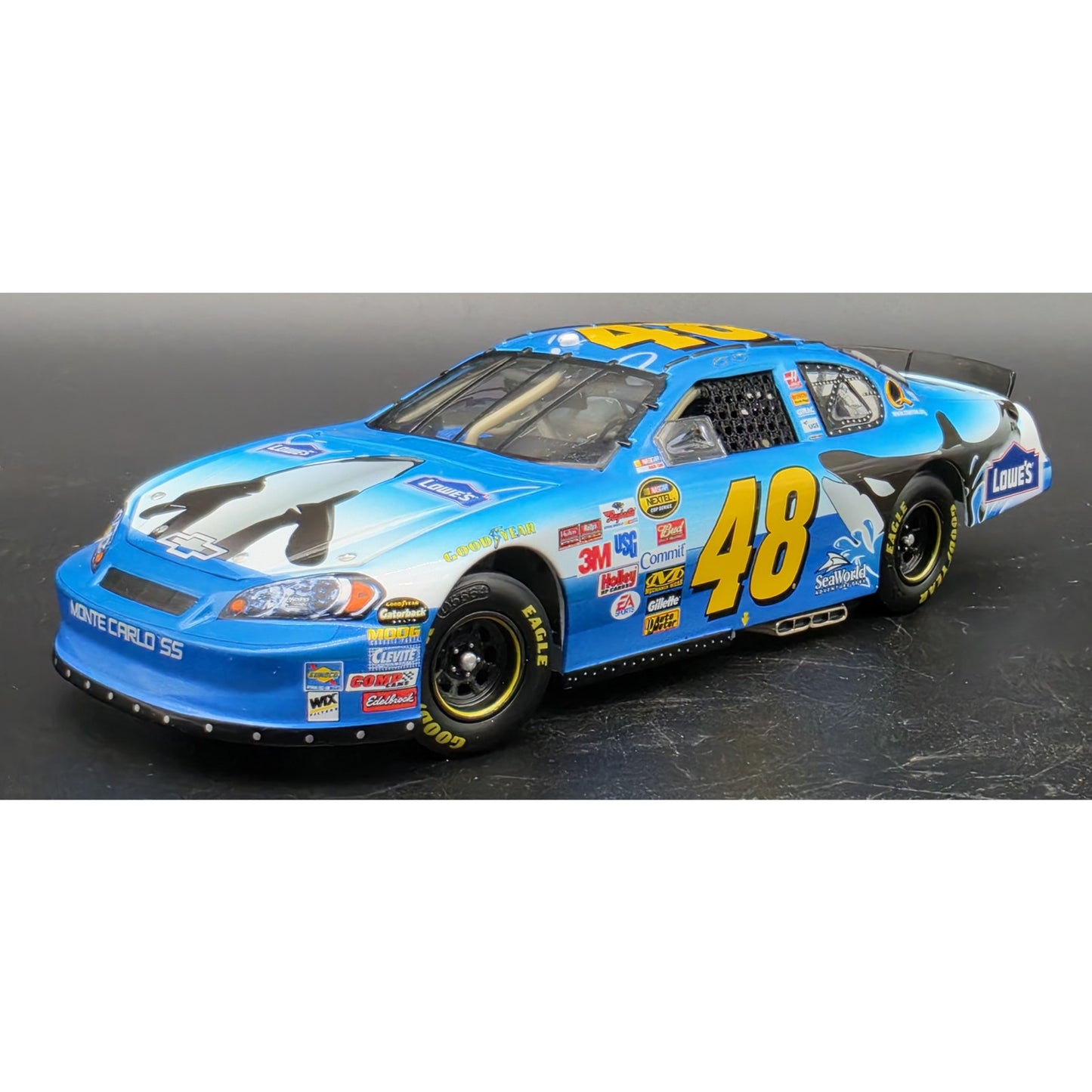 2006 Jimmie Johnson #48 SeaWorld RCCA 1:24 Action Diecast w/ Case & COA