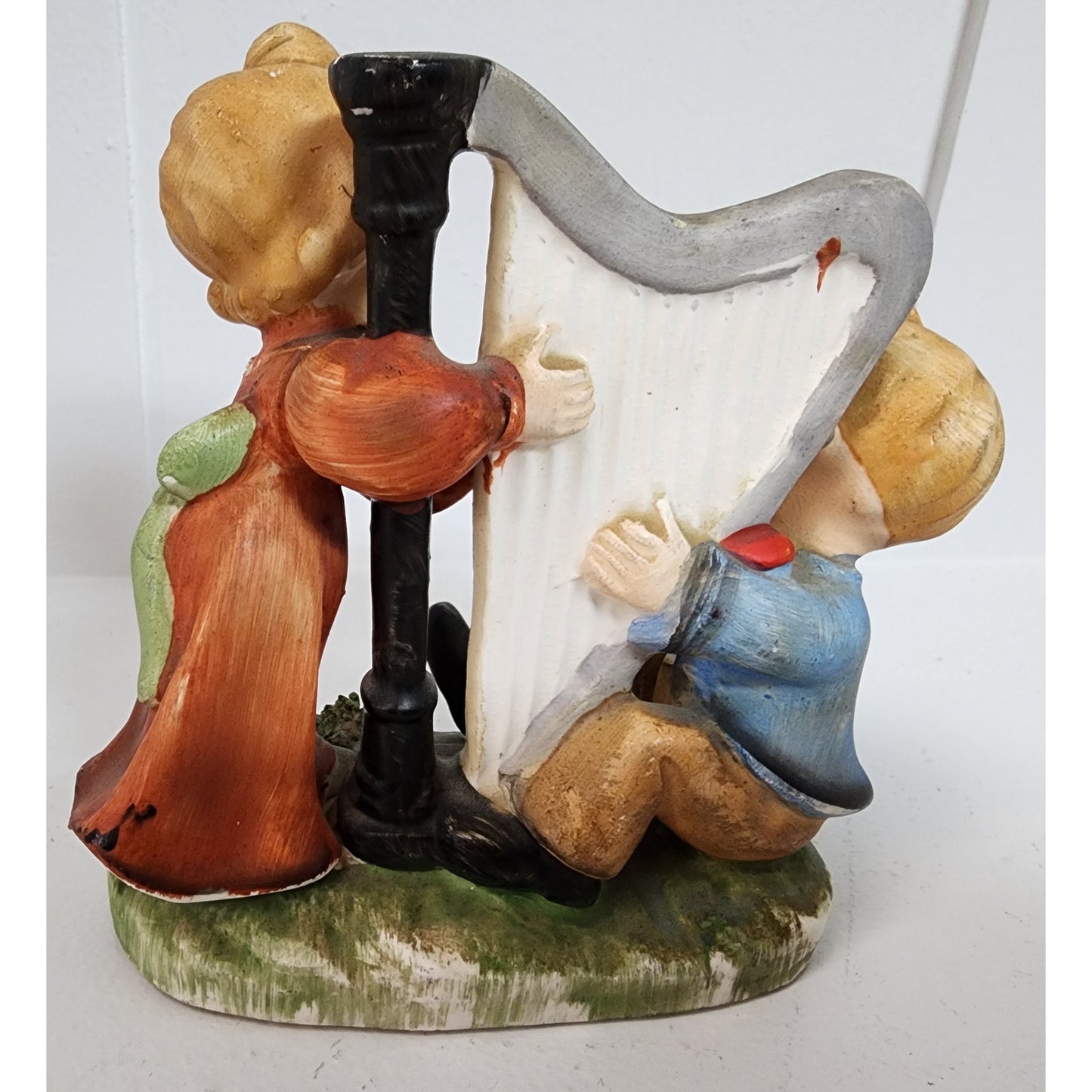 Vintage Royal Crown Japan Porcelain Musical Children Figurines 4 Set HandPainted