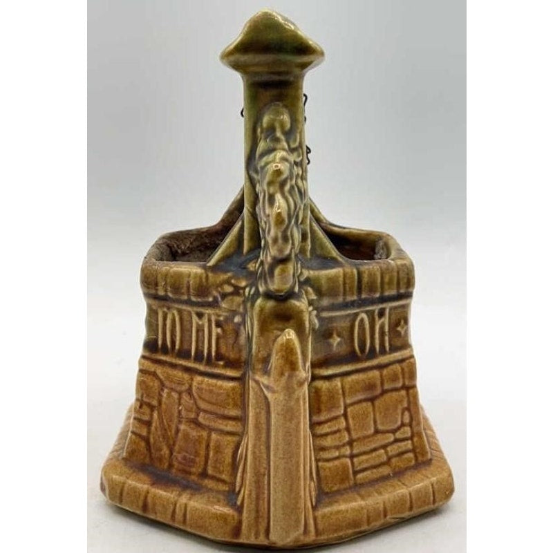 Vintage McCoy Pottery Wishing Well Planter – Rustic Mid-Century Charm