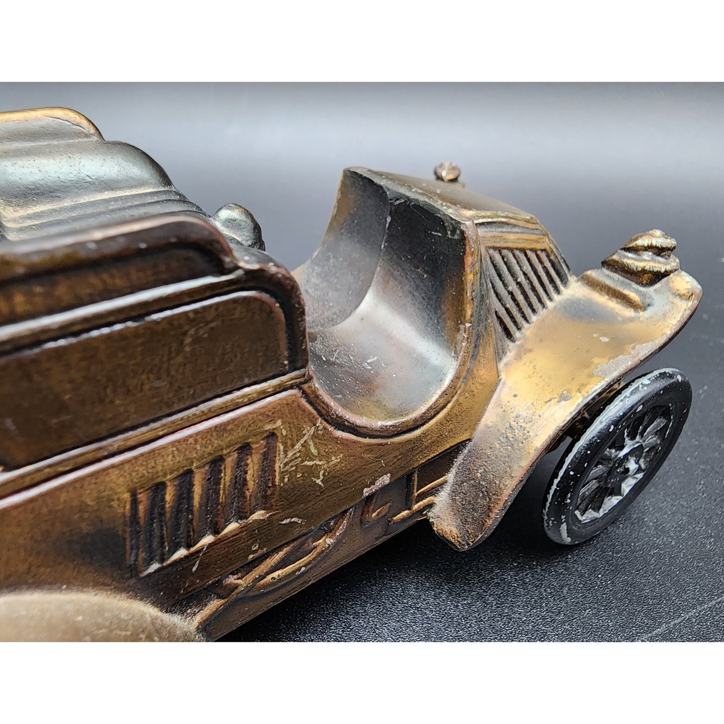 Vintage Brass Die‑Cast Car Bank First Federal Savings & Loan Canton Louisville