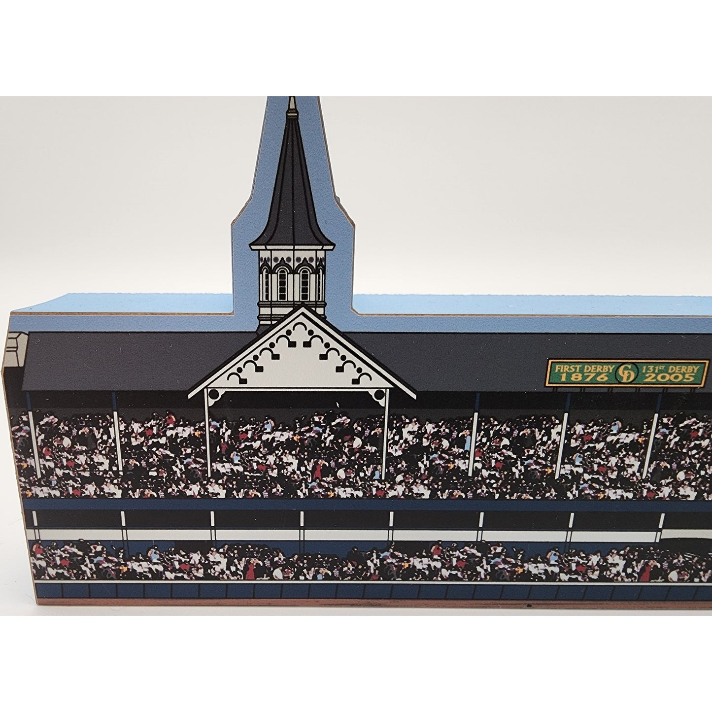 Churchill Downs Twin Spires Wood Block Derby Memento "1876-2005"