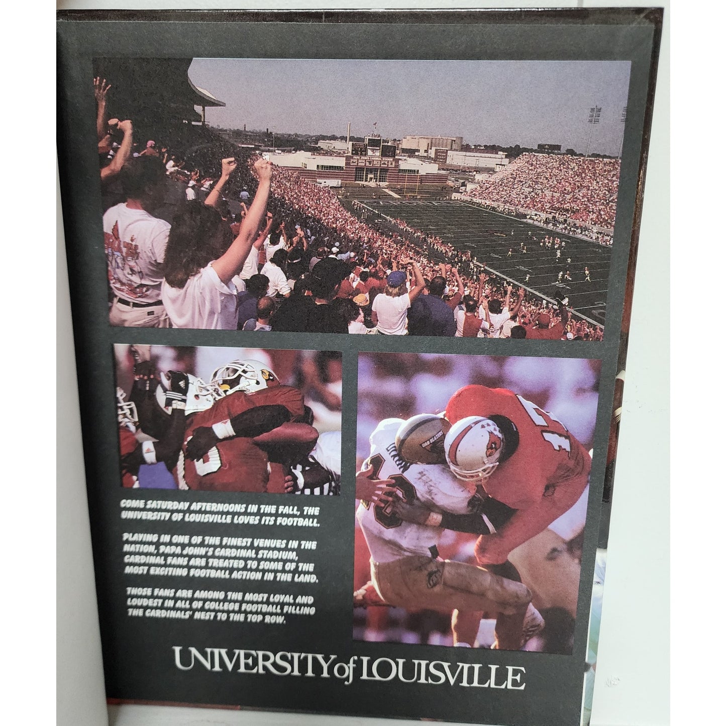 Louisville 2000 Cardinal Football Book 200 Pages Stats Photos Coach John Smith