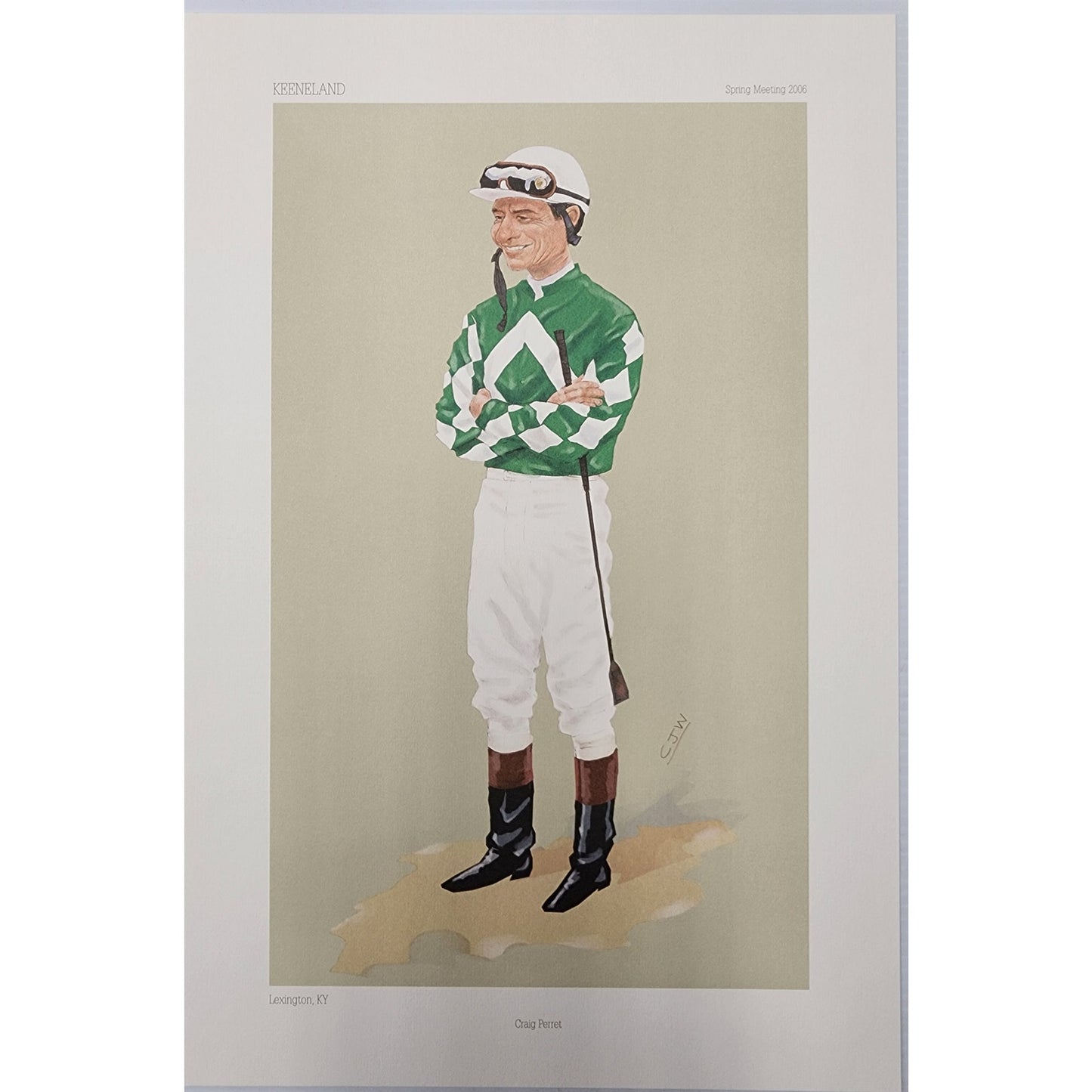 Keeneland Collector Series 2006 Jockey Edition Prints Pat Day Perret Prado Smith