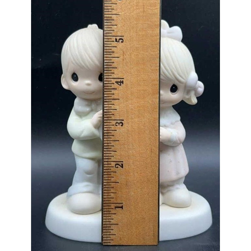 VTG Precious Moments Figurine 1983 Enesco Jonathan & David 40th Anniversary