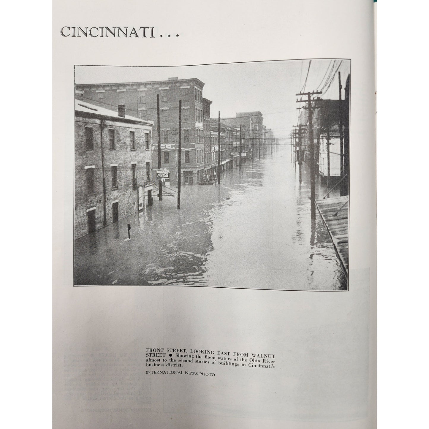 The FLOOD 1937 Disaster Magazine 1938 Picture Press OH River Cities B/W Photos