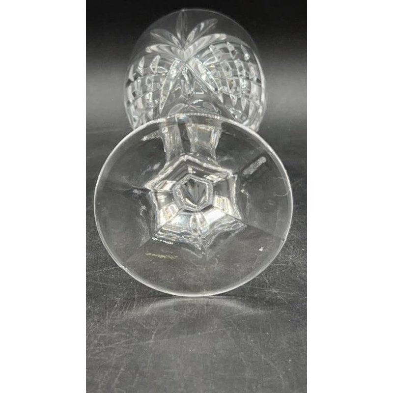Godinger Dublin Crystal Water Goblets Set of 4 7.75" Cut Glass Shannon Ireland