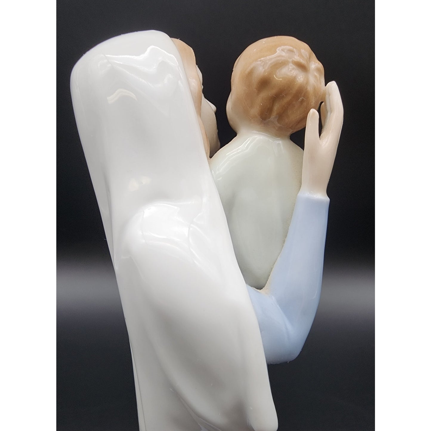 Vintage 1985 RR Roman Valencia Mary & Baby Jesus Porcelain Figurine Japan 10.25"